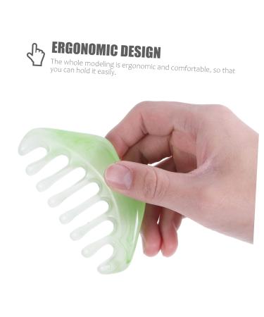 Magiclulu 15 STK Massage Comb Set - Gua Sha Head Skin Massager for Hair Circulation | Men's Beauty Tool - Promote Healthy Scalp & Relaxation - Buy Online on GoSupps.com