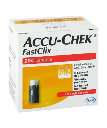 ACCU-CHEK FASTCLIX 200 PLUS 4 LANCETS - 200