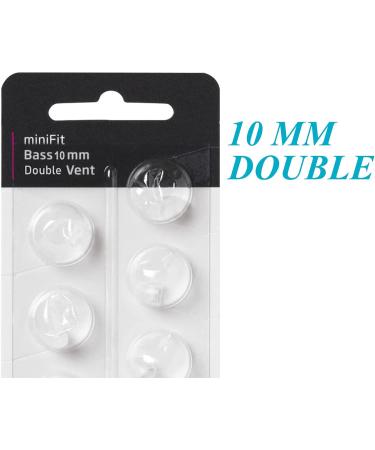 Oticon MiniFit Double Vent Bass Domes 10mm - 3 Packs | Universal Hearing Aid Supplies - Buy Online on GoSupps.com