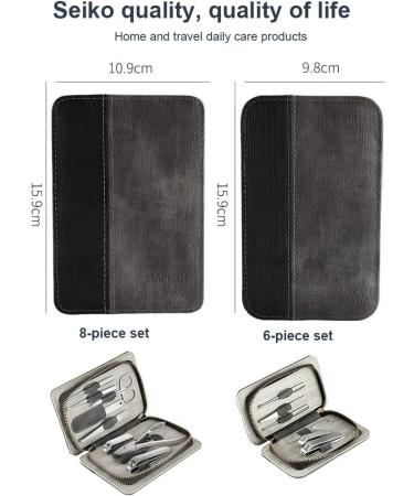 Fingernail Clipper Set 6 Pieces Or 8 Pieces of Stainless Steel Thick Nail Clippers Nail Clippers Zipper Bag Nail Clippers Set Professional Manicure Knife Trim Nail Nail Grooming Kits (Color : A) - Buy Online on GoSupps.com