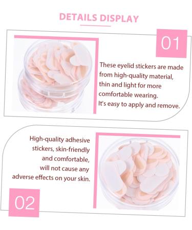 NOLITOY 2 Boxes Double Eyelid Sticker Decor Eyelid Shadow Sticker Girls Double Eyelid Tapes Mesh Cosmetics - Buy Online on GoSupps.com