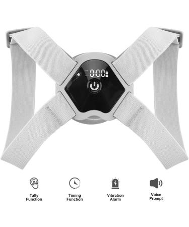 Buy Intelligent Posture Corrector Trainer - Motion Sensing Upper Back & Shoulder Brace | Gray - International Shipping Available - Buy Online on GoSupps.com