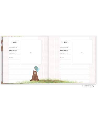 Baby Album - Our First Year Together (Ros ) | Memory Album for Birth & Baby Gift | Capture Beautiful Moments & Memories - Buy Online on GoSupps.com
