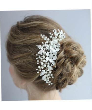 Ipetboom Hair Comb for Bride Easy to Use Hair Comb Artificial Flower Hair Comb Bride Headpieces for Wedding For Girl Friends Wedding Hair Comb Bridal Headwear Accessories Manual - Buy Online on GoSupps.com
