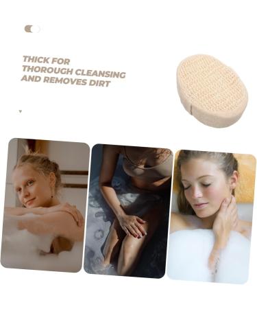 Beaupretty Cotton Linen Bath Towel Bathing Scrubber Shower Exfoliator Bath Brush Pad Bathing Brush Bath Scrubbing Sponge Shower Brush Bath Sponge Sponges Bath Scrubber Brush Body Bath Flower - Buy Online on GoSupps.com