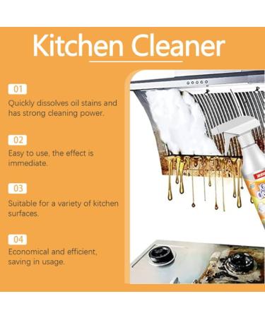 Kitchen Foam Cleaner Degreaser Cleaning Spray Grease Cleaner Heavy Duty for Kitchen Foam Spray Foam Drain Cleaner for Kitchen Sink (1 PC) - Buy Online on GoSupps.com