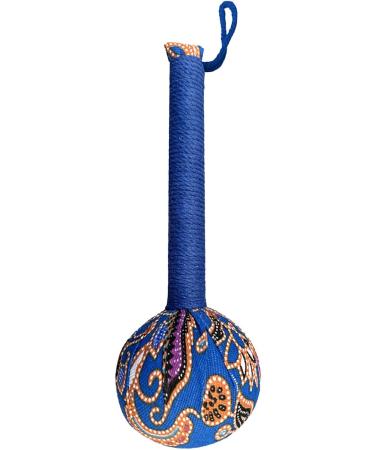 Massage Hammer Tool | Back & Body Pain Relief | Manual Wormwood Hand Massager - 26cm Blue - Buy Online on GoSupps.com
