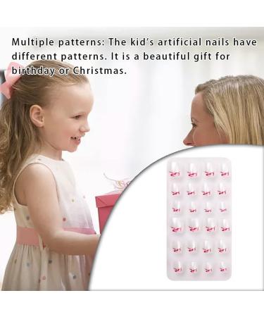 dijiusidy 1 Set Christmas Nail Wraps Cartoons Style Decor Adorable False Fingernails Children Removable Art Decals DIY Manicure PNT-16-14 - Buy Online on GoSupps.com