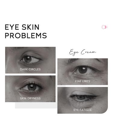 Sakura Korean Eye Cream - Anti-Aging Under Eye Treatment for Puffiness & Bags | Day & Night Caffeine Eye Cream for Men & Women - Buy Online on GoSupps.com