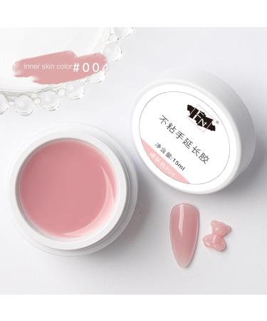 15ML Quick Extension Polish Semi Permanent Acrylic White Clear Gel UV Gel Nail Art Polish Varnish Manicure Bare Skin Tone - Buy Online on GoSupps.com