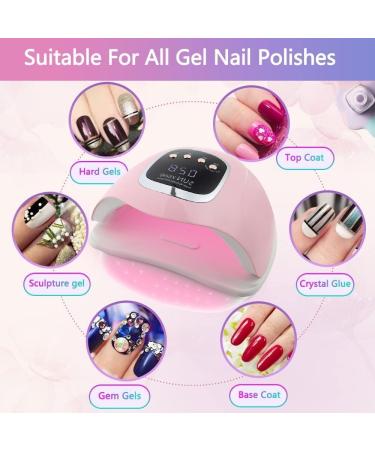 Pink Lady Nail Dryer Lamp - WY8 Sun X15 Max 280W High Power, Fast Curing UV LED Ice Lamp for Gel Polish and Nail Art - Buy Online on GoSupps.com