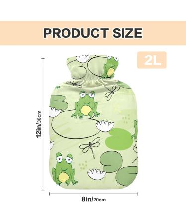 Shop Hot Water Bottles with Frog & Dragonfly Covers | 2L Pain Relief & Hand Warmers - Buy Online on GoSupps.com