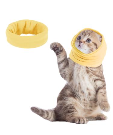 Pattepoint Die Muffs Noise Protection Little Dog Earf protection for comfort Small Dog Earmuffs hooded sweaters for dogs cats dogs and ears Warmer Dogs Hoodie Anxiety Snood -Gelb S yellow Small - Buy Online on GoSupps.com
