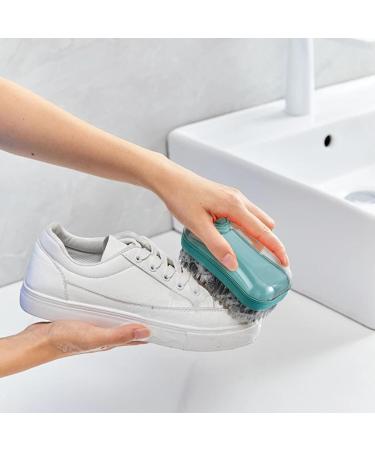 Shakven Soap Dispenser Brush | Safe Dishwashing Brush - Kitchen Scrubber Brush Multifunctional Dishwashing Brush Shoe Brushes for Clothes Dishes Red - Buy Online on GoSupps.com