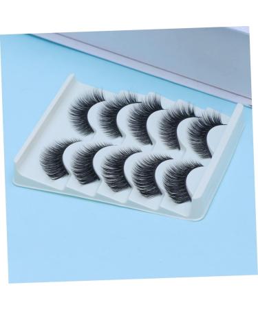 Angoily 5 Pairs Artificial Eyelashes Fake Lashes for Women Segmented False Eyelash Natural Lashes Natural False Eyelashes Long Thick Eyelashes Fause Eyelash 3d Manual Adhesive - Buy Online on GoSupps.com