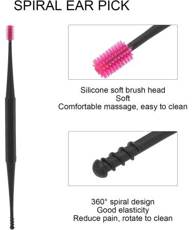 Buy Silicone Spiral Ear Plugs - Massage Ear Wax Removal Tool in Pink Carton | International Shipping Available - Buy Online on GoSupps.com