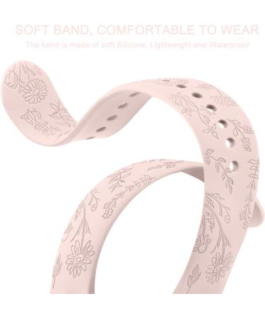 Vancle Silicone Bracelet for Fitbit Versa 2/Versa/Versa Lite/Versa SE - Stylish Pink Sports Replacement for Women - Buy Online on GoSupps.com