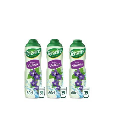 Pack of 3 violet syrups 3x60cl
