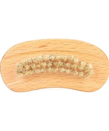 Demeras Wooden Foot 9x5x5 natura Beech Double Sided Nail Brush Remove Dead Skin Cutin Nail Brush Manicure Tool - Buy Online on GoSupps.com