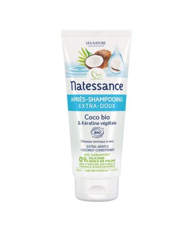 Natessance - Extra-gentle conditioner - Organic coconut & vegetable keratin 200m