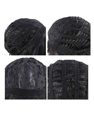 BGHJUE Ms Short Hair Wig - Curly Realistic Bob Head Hairpiece in Dark Brown & Light Brown | Fluffy Short Hair for Women - Buy Online on GoSupps.com