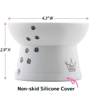 Necoichi Raised Cat Food Bowl - Backflow Prevention, Stress-Free Design, Dishwasher & Microwave Safe - Japan's No.1 Seller - Buy Online on GoSupps.com