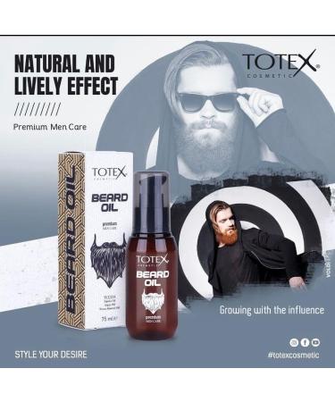 Totex Premium Beard & Mustache Serum Oil - Anti-Dandruff Men s Care | 75ml | International Shipping Available - Buy Online on GoSupps.com