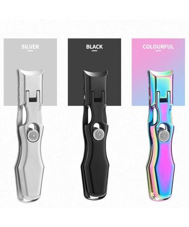 Sherum Nail Clippers Nail Clippers Set Large Opening Nail Clippers for Thick Nails Ultra Sharp Stainless Nail Clipper with Catcher (Color-A) - Buy Online on GoSupps.com