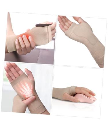 FRCOLOR 3pcs Wrist Guards & Thumb Sleeves - Elastic Compression Support for Men | Night Workout Wrist Protection - Buy Online on GoSupps.com