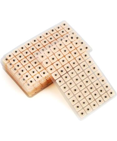 Permanent Ear Acupuncture Cups & Seeds - 600 Disposable Stickers for Improved Sleep & Eyesight - Buy Online on GoSupps.com