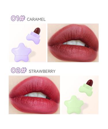 6-Color Mini Matte Star Capsule Lipstick Set - Long Lasting & Non Stick Cups - Velvet Portable & Candy Colour - Perfect for All Occasions - PINK - Buy Online on GoSupps.com