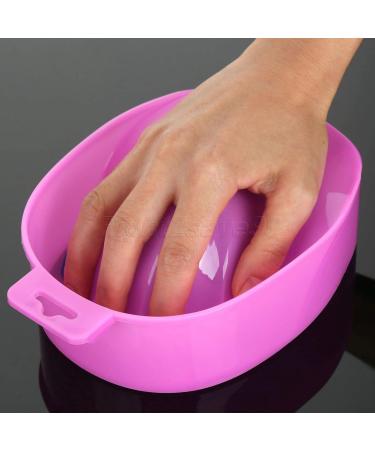 2017 New Nail Art Soak Bowl Nail Art Hand Wash Remover Soak Bowl DIY Salon Nail Spa Bath Treatment Manicure Tools - Buy Online on GoSupps.com