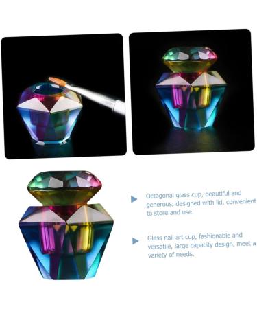 Healeved Liquid Monomer Dish for Acrylic Nails Nail Dappen Dish Nail Art Dappen Dish Nail Glitter Holder Monomer Holder Nail Art Dish Glass Cups Nail Glass Bowl Storage Box Japanese-style - Buy Online on GoSupps.com
