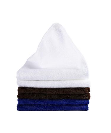 Bar Cleaning Rags Kitchen Towels Small Square Towels Absorbent Wipes tablecloths White Coffee Milk Tea Shop Exclusive White(Regular) Scarf White(regular)scarf