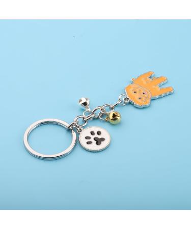 ENSIANTH Dog Keychain - Perfect Gift for Dog Lovers | Puppy & Paw Print Keyring for Dog Owners - Buy Online on GoSupps.com