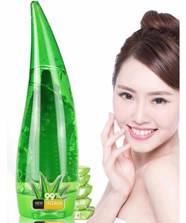Aloe Vera Facial Wash Gel 99 Aloe Vera Soothing Moisturizing Gel Deep Cleansing Foam Balancing Oil Refreshing Daily Cleansing for All Skin Types 1 Piece - Buy Online on GoSupps.com
