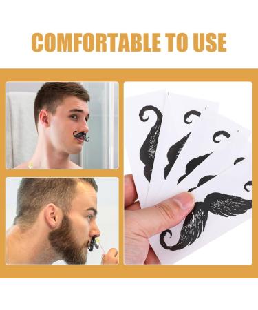 SEWACC 100 Autocollants Barbe Moustache en Polypropyl ne Petite Taille Protecteurs Auto-Adh sifs pour pilation Nez Protection Peau Accessoires pilation Cire Kit 100 Pi ces Usage - Buy Online on GoSupps.com