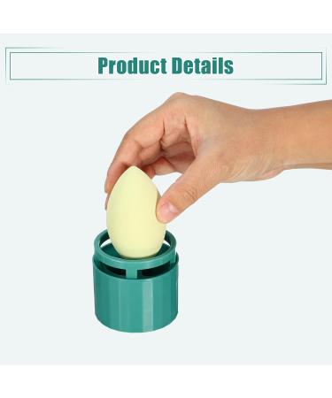 VOCOSTE Beauty Egg Holder - Portable Makeup Sponge Case & Cosmetic Storage | Cute Green Sponge Holder - Buy Online on GoSupps.com