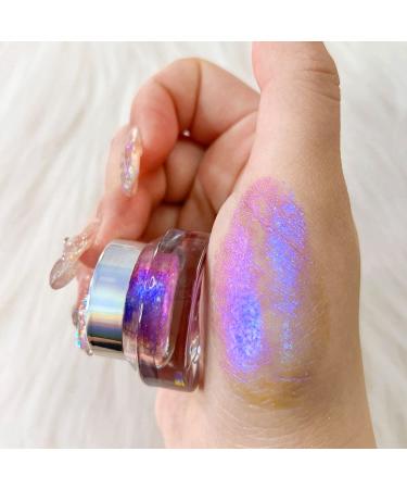 CHARMACY Multi Chrome Flakes Cream Chameleon Gel Eyeshadow 05 - Highly Pigmented & Long Lasting Metallic Makeup - Buy Online on GoSupps.com