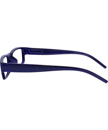 Blue Black Lightweight Reading Glasses 2 Pack - Comfortable Readers for Men & Women | RR32-3 +1.00 - Buy Online on GoSupps.com
