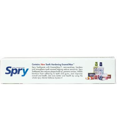 Buy Spry Xylitol Toothpaste with Fluoride - Natural Spearmint Anti-Cavity 5 oz (3 Pack) - International Shipping - Buy Online on GoSupps.com