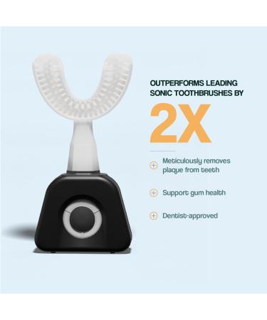 Y-Brush NylonBlack Sonic Electric Toothbrush & Storage Stand | Fast International Shipping - Best for Oral Care - Buy Online on GoSupps.com