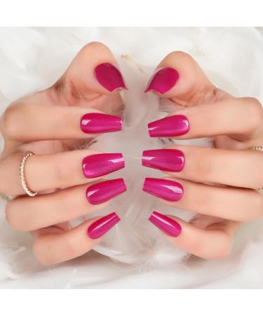 Shop Hot Pink Nail Polish - Quick-Dry Neon Glitter Chrome & Fuchsia Shimmer | International Shipping Available - Buy Online on GoSupps.com