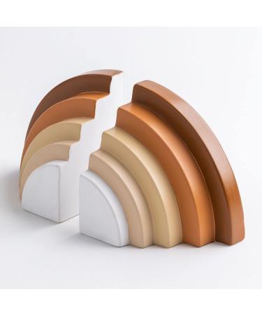 SKLUM Set of 2 Ceramic Bookends Besley Colorful Classic