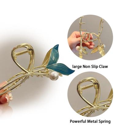 6Pcs Flower Hair Claw Clips for Women - Non-Slip Metal Butterfly Hair Clips Set - Buy Online on GoSupps.com