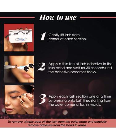 Ardell Pre-Cut Demi Wispies False Lashes 4 Pack with Free DUO Adhesive - Buy Online on GoSupps.com
