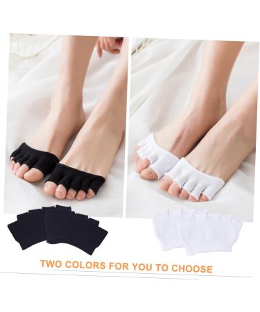 Frcolor Women's Cotton No-Show Socks - 12 Pairs of Half Socks for Sandals & Boots Five Toes Design Perfect for Household Use - Buy Online on GoSupps.com