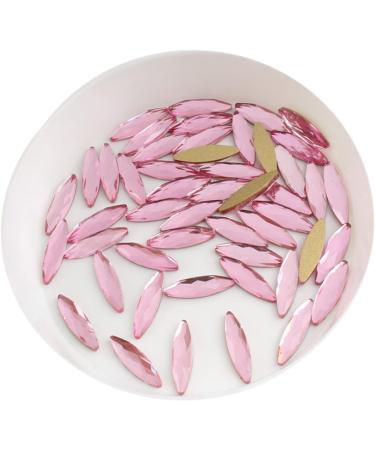 30Pcs/ Nail Art Rhinestones for 3D Nails Decoration Pack Long Horse Eye Shaped Glass Colorful AB Stones Home Collections (Color : Ab Size : 30Pcs) 30Pcs Ab - Buy Online on GoSupps.com