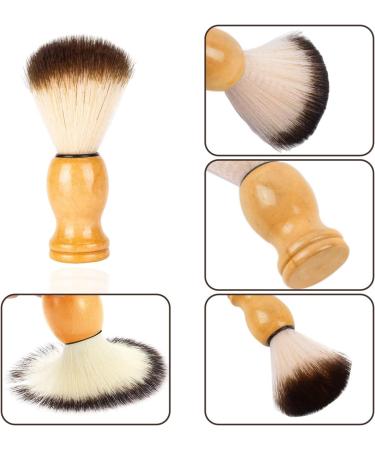 2 PCS Handcrafted Horsehair Bristle Shaving Brush Set for Men - Buy Online on GoSupps.com