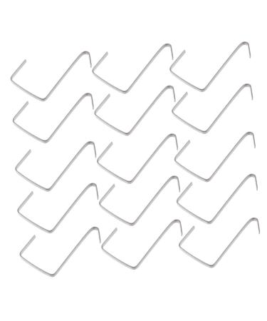 Alipis 40pcs Door Hook Stainless Steel Hooks Metal Stocking Hanger Removable Hook Stockings Kitchenware
